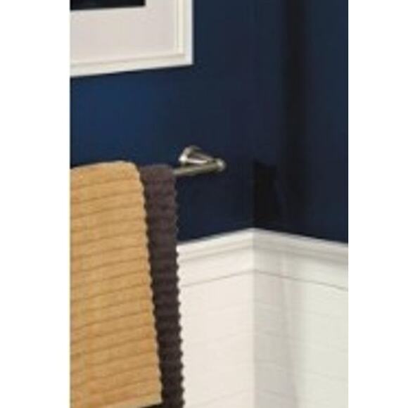 Moen Brantford Brushed Nickel 24-Inch Single Bathroom Towel Bar - Picture 4 of 10